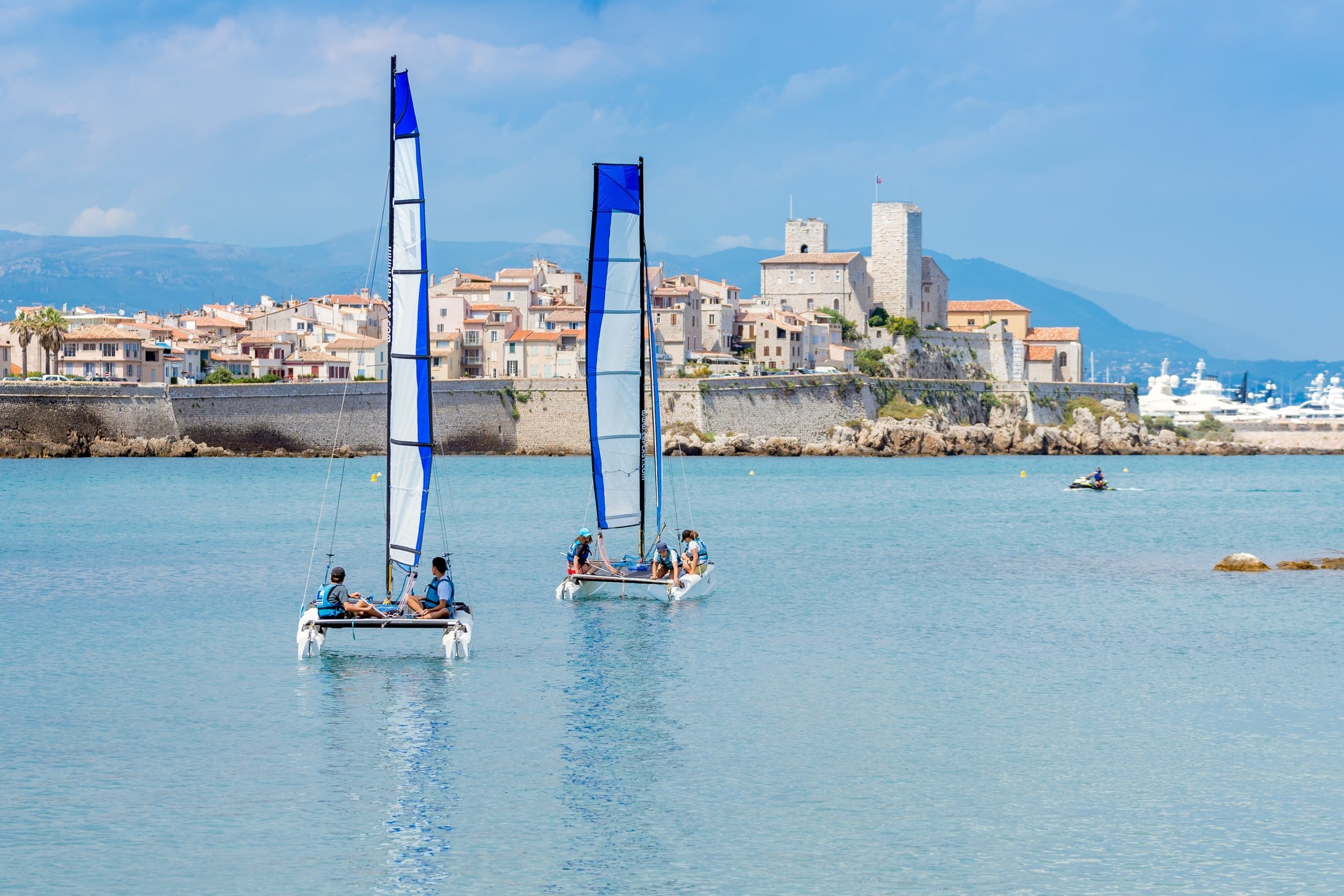 French & Sailing Antibes Island Abroad